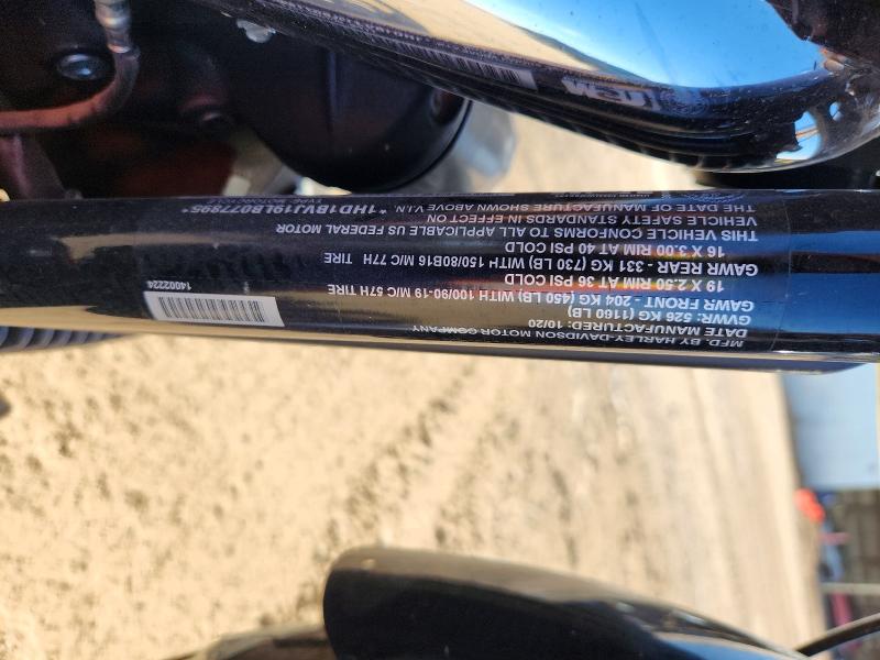 53101856 :رقم المزاد ، 1HD1BVJ19LB077895 vin ، 2020 Harley Davidson Fxst مزاد بيع