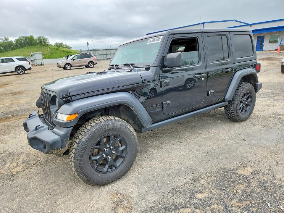 2020 Jeep Wrangler Unlimited მანქანა იყიდება აუქციონზე, vin: 1C4HJXDGXLW247088, აუქციონის ნომერი: 53666866