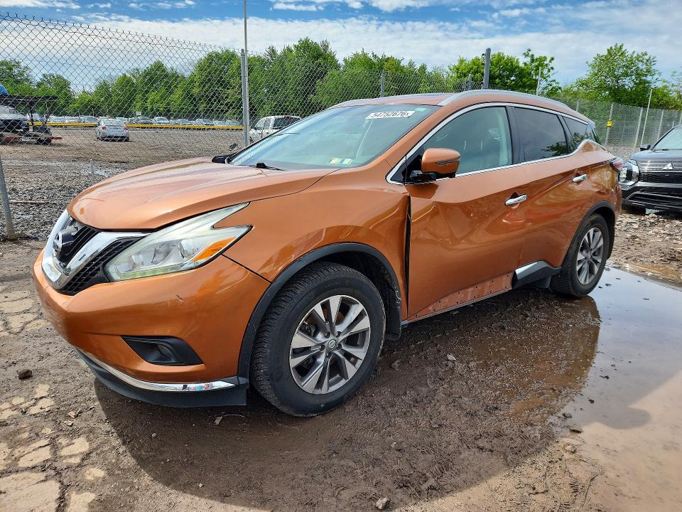 Auction sale of the 2016 Nissan Murano, vin: 5N1AZ2MH2GN109168, lot number: 54752676