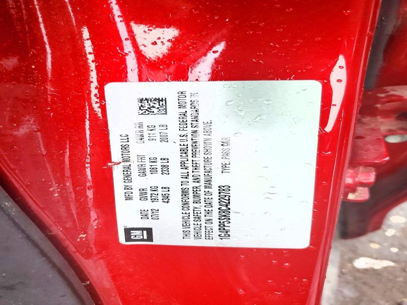 Продаж на аукціоні авто 2012 Buick Verano, vin: 1G4PP5SK8C4229783, номер лоту: 55243596