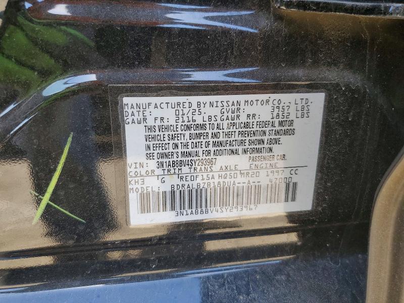 Продаж на аукціоні авто 2025 Nissan Sentra, vin: 3N1AB8BV4SY293967, номер лоту: 53406746