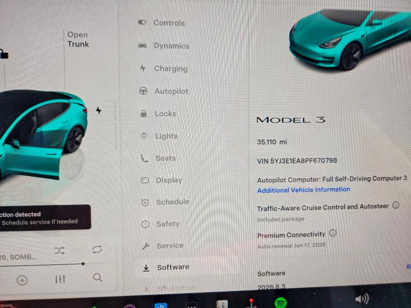 Продажа на аукционе авто 2023 Tesla Model 3, vin: 5YJ3E1EA8PF670798, номер лота: 55201206