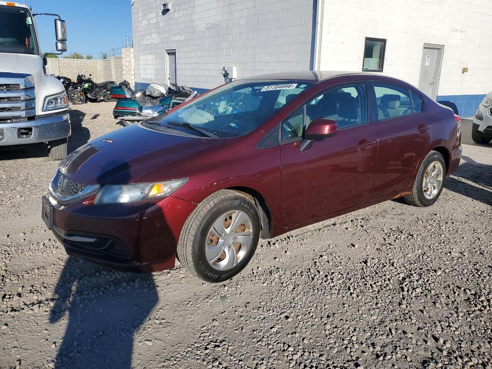 51704666 :رقم المزاد ، 19XFB2F56DE076984 vin ، 2013 Honda Civic مزاد بيع