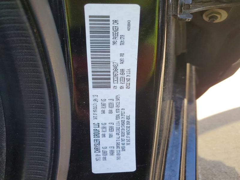 52814376 :رقم المزاد ، 1C3CDZAB7DN644517 vin ، 2013 Dodge Avenger مزاد بيع
