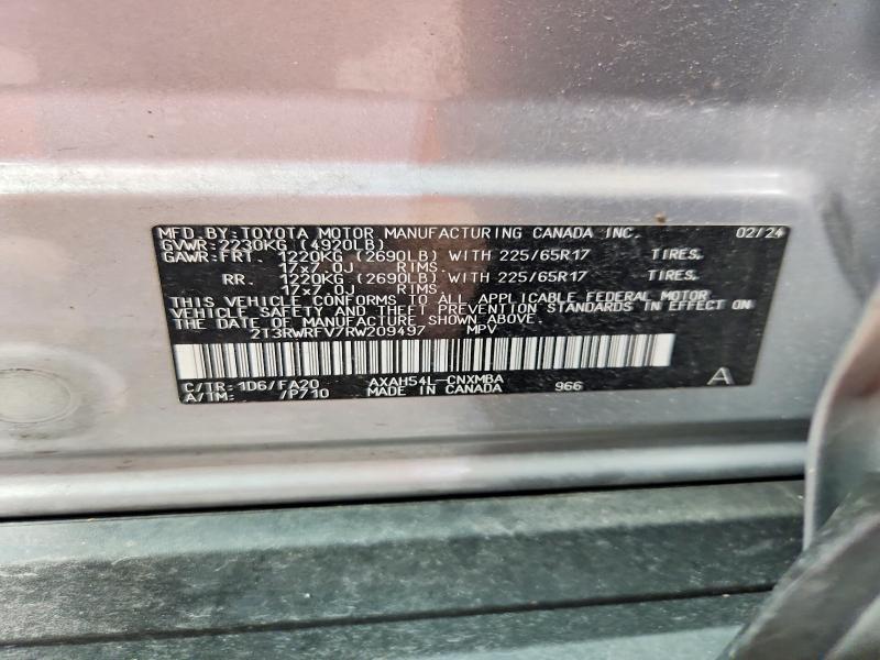 Продаж на аукціоні авто 2024 Toyota Rav4 Hybrid, vin: 2T3RWRFV7RW209497, номер лоту: 53371526