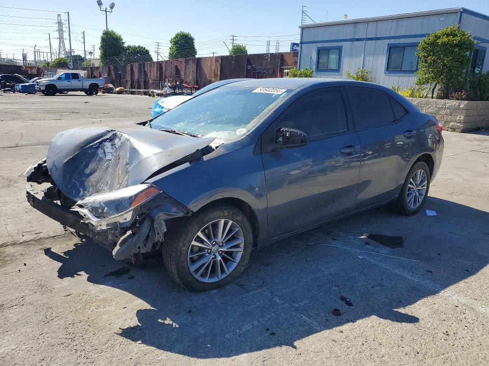 53640856 :رقم المزاد ، 5YFBURHE6FP206603 vin ، 2015 Toyota Corolla مزاد بيع