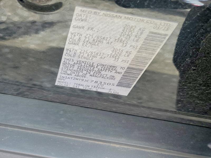 Aukcja sprzedaży 2018 Nissan Rogue, vin: 5N1AT2MT9JC783505, numer aukcji: 55458396