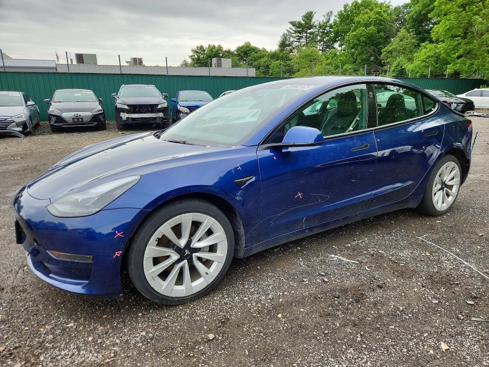 Продаж на аукціоні авто 2022 Tesla Model 3, vin: 5YJ3E1EA3NF370499, номер лоту: 54825826