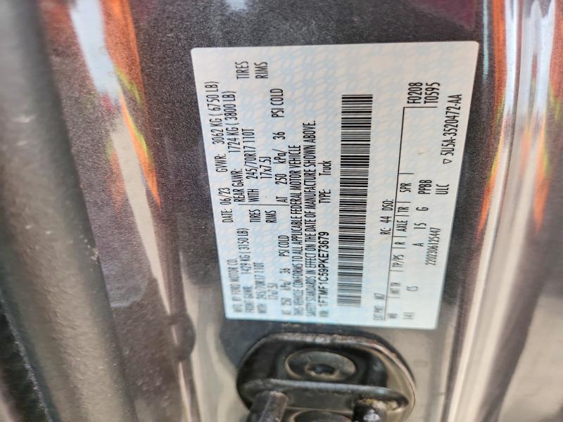 54788716 :رقم المزاد ، 1FTMF1C59PKE73679 vin ، 2023 Ford F150 مزاد بيع