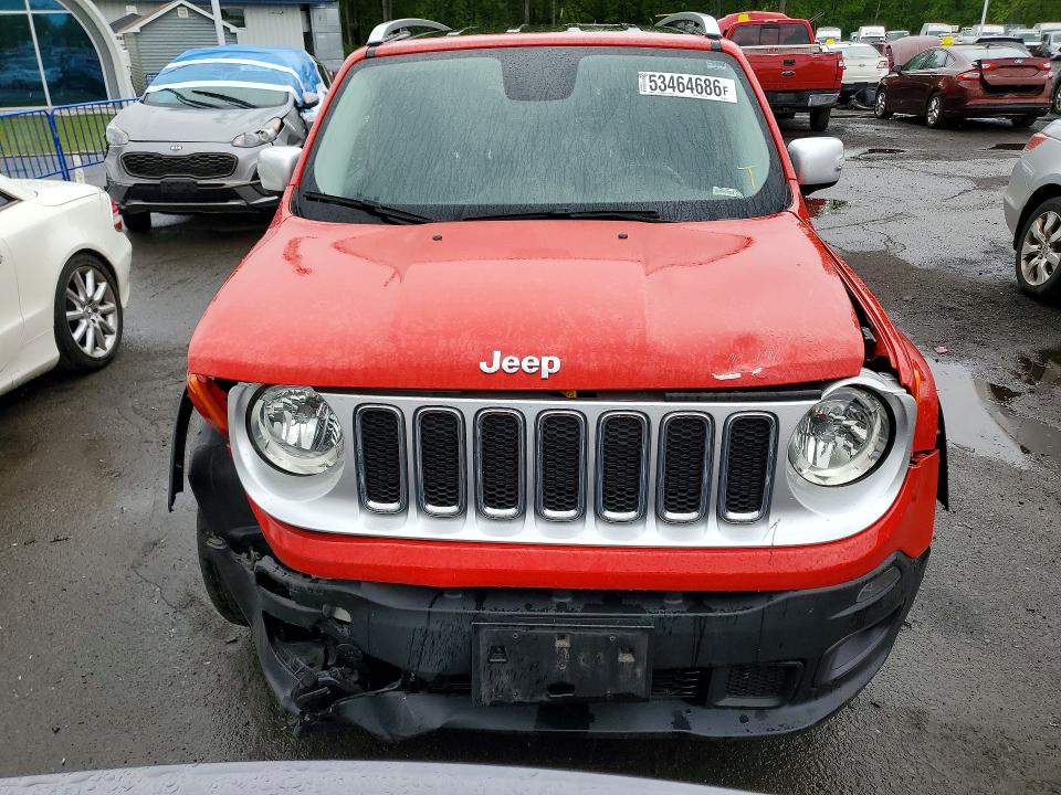 53464686 :رقم المزاد ، ZACCJBDT2FPB94155 vin ، 2015 Jeep Renegade مزاد بيع