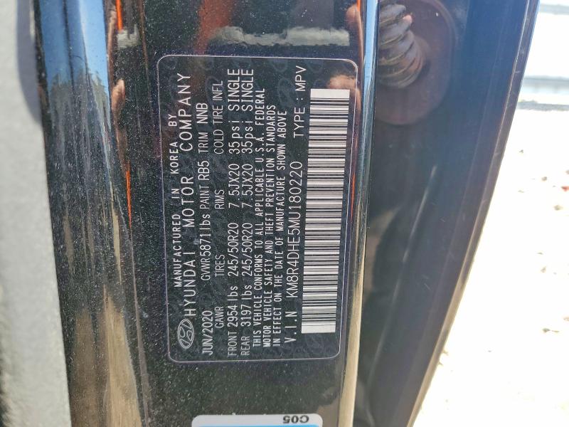 Продаж на аукціоні авто 2021 Hyundai Palisade, vin: KM8R4DHE5MU180220, номер лоту: 54151206