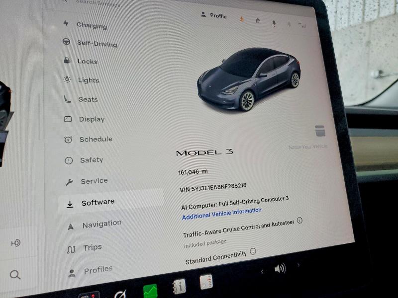 Продажа на аукционе авто 2022 Tesla Model 3, vin: 5YJ3E1EA8NF288218, номер лота: 55027496