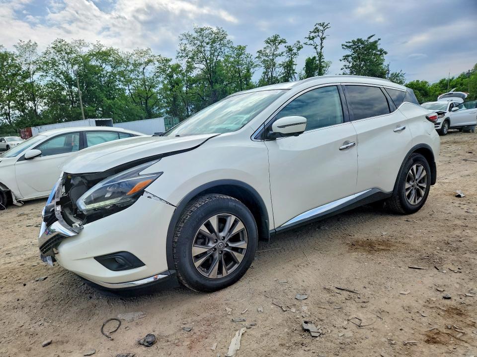 Продаж на аукціоні авто 2018 Nissan Murano, vin: 5N1AZ2MH3JN155129, номер лоту: 53613436