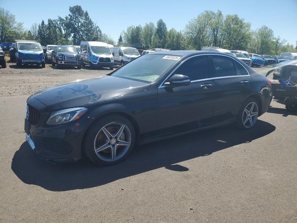 Auction sale of the 2015 Mercedes-benz C, vin: 55SWF4KB8FU030760, lot number: 55033526