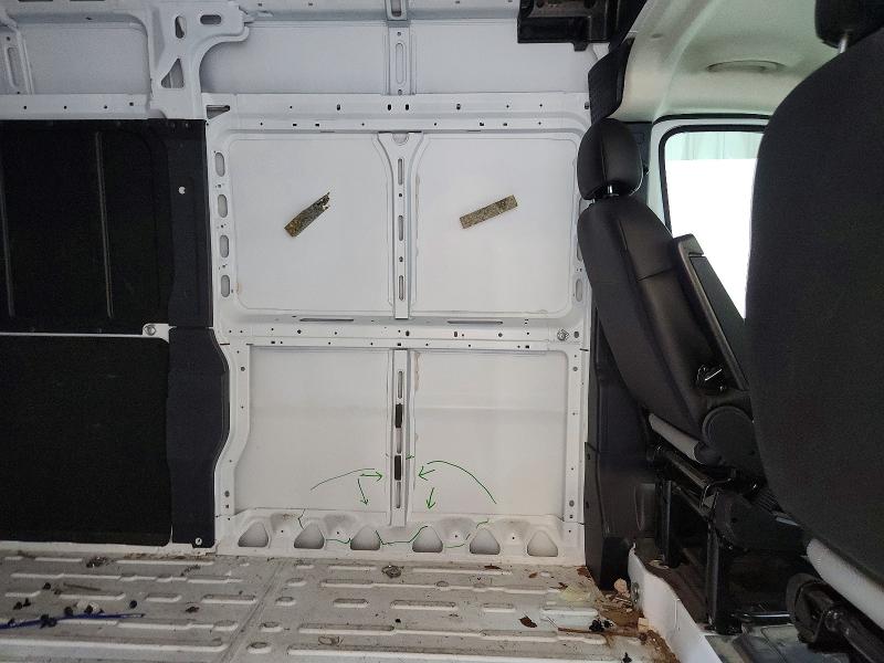 2023 Ram Promaster 2500 მანქანა იყიდება აუქციონზე, vin: 3C6LRVDG1PE593917, აუქციონის ნომერი: 54551536