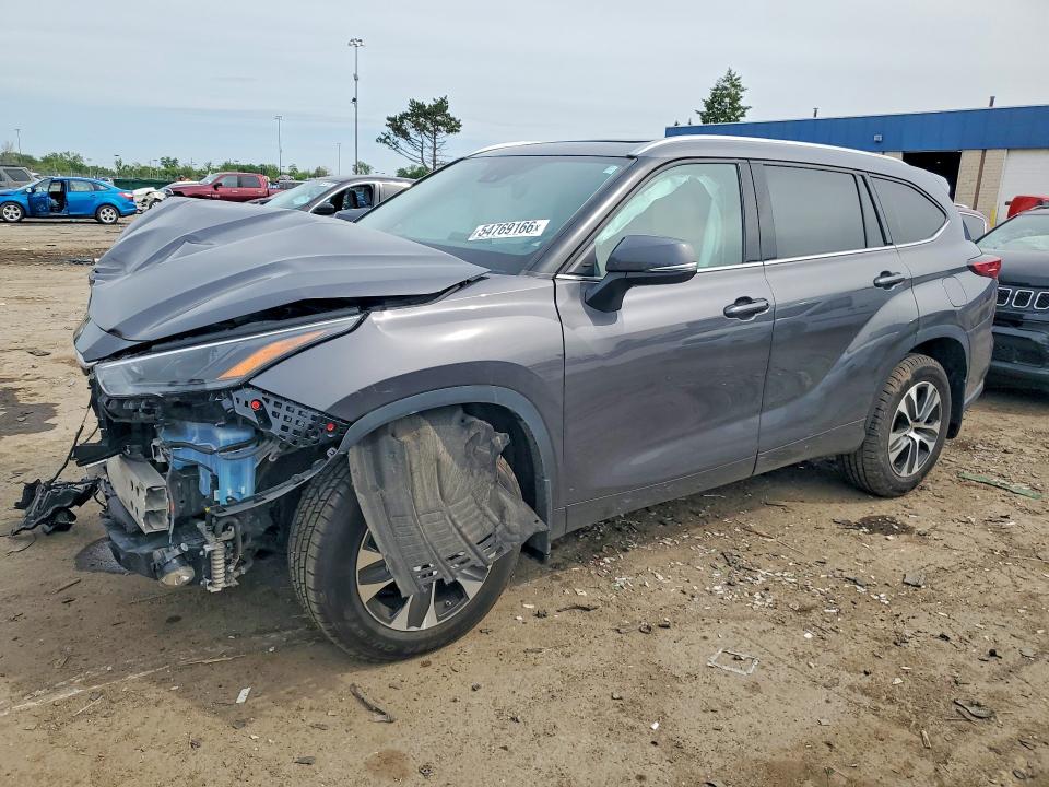 2022 Toyota Highlander მანქანა იყიდება აუქციონზე, vin: 5TDGZRBH0NS238284, აუქციონის ნომერი: 54769166