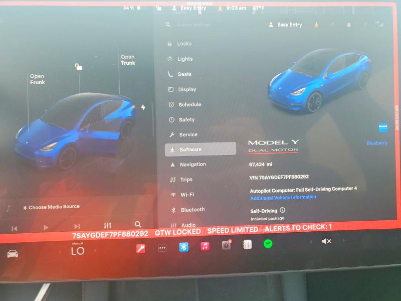 Aukcja sprzedaży 2023 Tesla Model Y, vin: 7SAYGDEF7PF880292, numer aukcji: 52008546