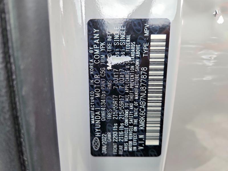 Aukcja sprzedaży 2022 Hyundai Kona, vin: KM8K6CAB7NU877878, numer aukcji: 53595456
