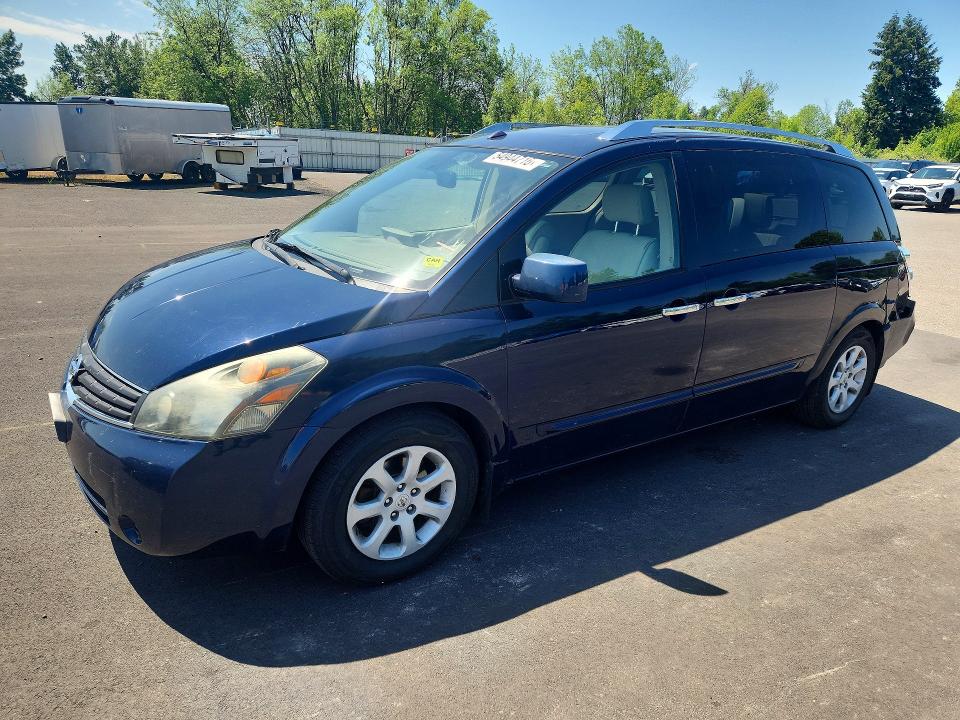 54944716 :رقم المزاد ، 5N1BV28U97N142367 vin ، 2007 Nissan Quest مزاد بيع
