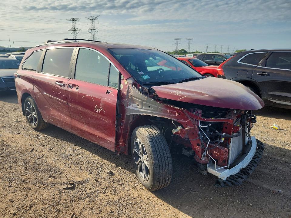 Продажа на аукционе авто 2025 Toyota Sienna, vin: 5TDESKFC8SS162780, номер лота: 54022546