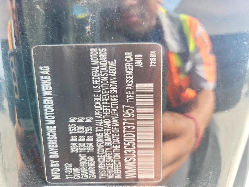 52352926 :رقم المزاد ، WMWSU3C50DT371957 vin ، 2013 Mini Cooper مزاد بيع