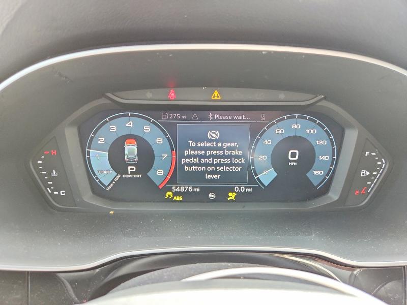 54119006 :رقم المزاد ، WA1AECF33L1103740 vin ، 2020 Audi Q3 مزاد بيع