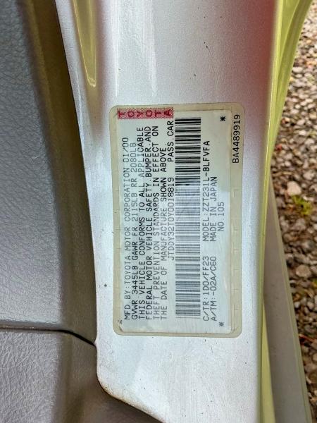 Продажа на аукционе авто 2000 Toyota Celica, vin: JTDDY32T0Y0018819, номер лота: 54089956