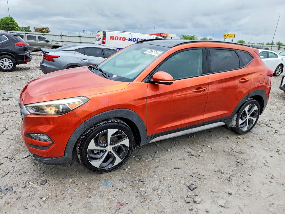 2017 Hyundai Tucson მანქანა იყიდება აუქციონზე, vin: KM8J33A28HU557350, აუქციონის ნომერი: 53957716