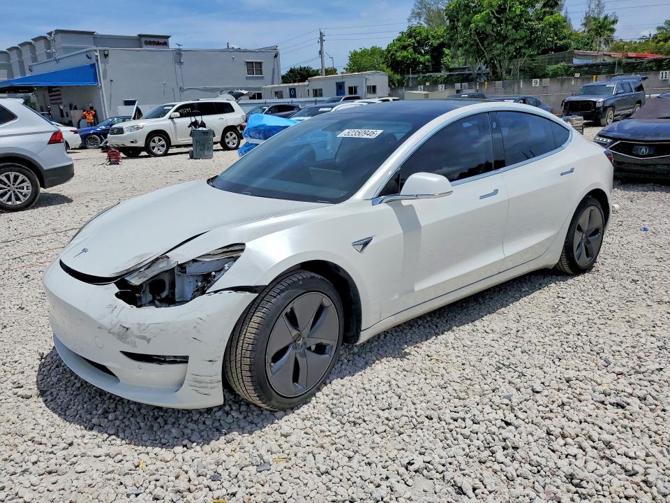 2019 Tesla Model 3 მანქანა იყიდება აუქციონზე, vin: 5YJ3E1EB0KF442313, აუქციონის ნომერი: 52350946