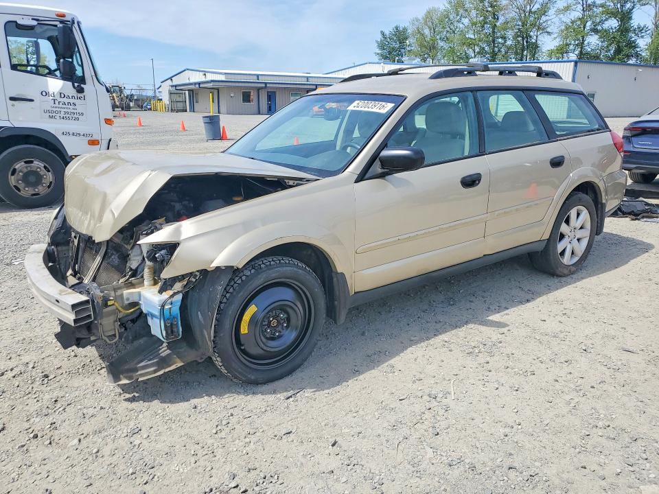 2008 Subaru Outback მანქანა იყიდება აუქციონზე, vin: 4S4BP61C187341664, აუქციონის ნომერი: 52003916