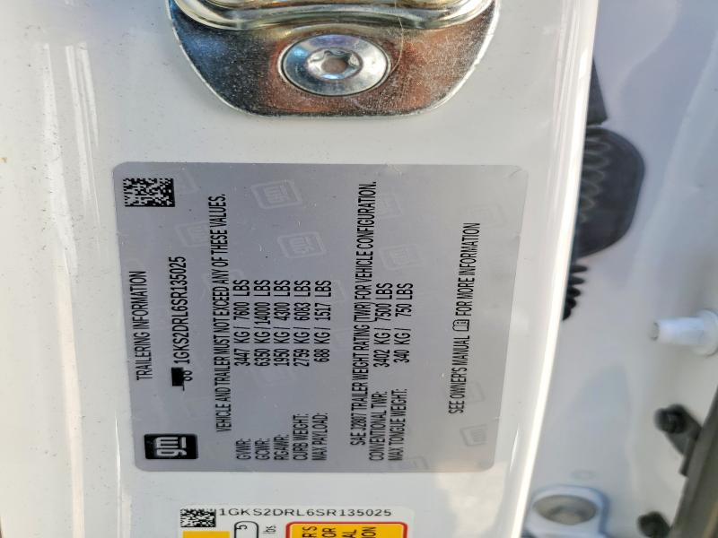 Продажа на аукционе авто 2025 Gmc Yukon, vin: 1GKS2DRL6SR135025, номер лота: 53597346
