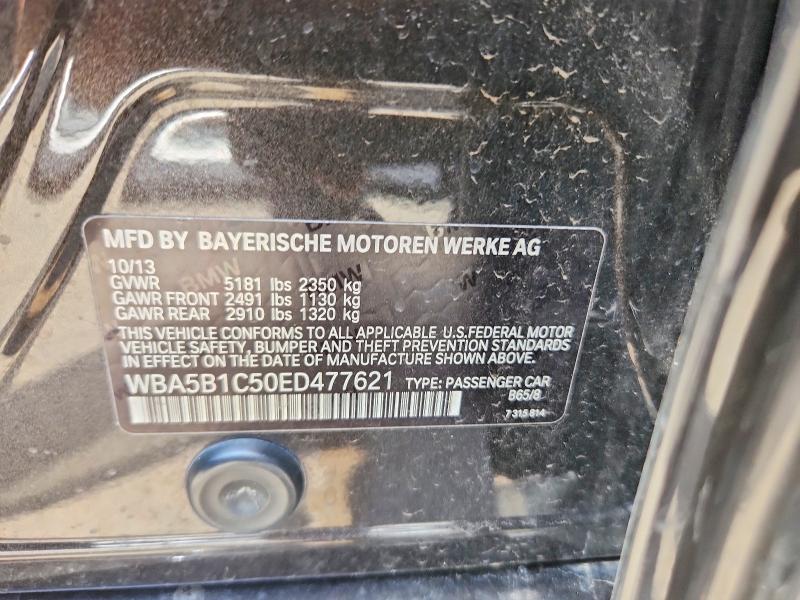 Продажа на аукционе авто 2014 Bmw 535, vin: WBA5B1C50ED477621, номер лота: 54983816