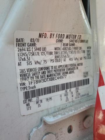 Продажа на аукционе авто 2011 Ford F350, vin: 1FT8W3DTXBEC44977, номер лота: 52513486