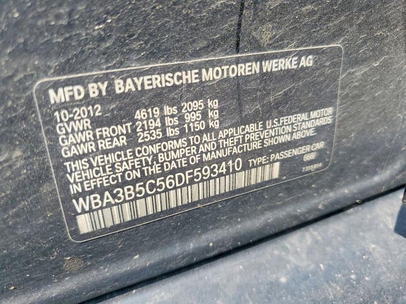 Продаж на аукціоні авто 2013 Bmw 328, vin: WBA3B5C56DF593410, номер лоту: 54038026