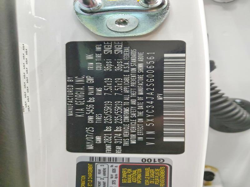 54425486 :رقم المزاد ، 5XYC34JA2SG006561 vin ، 2025 Kia Ev6 مزاد بيع