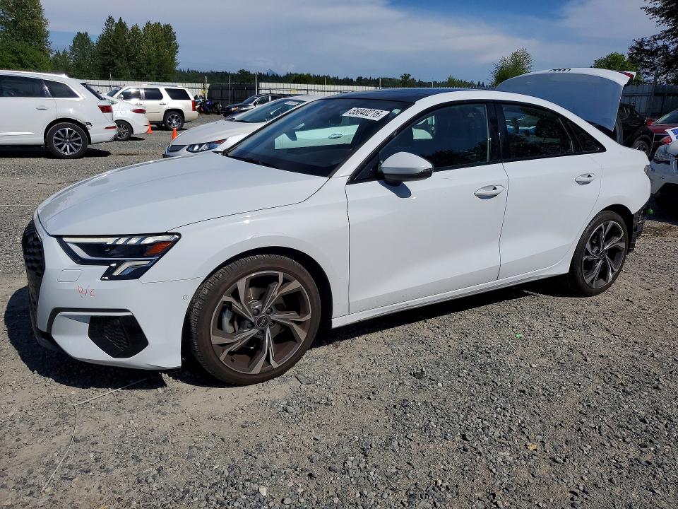 2023 Audi A3 მანქანა იყიდება აუქციონზე, vin: WAUAUDGY1PA092023, აუქციონის ნომერი: 55040216
