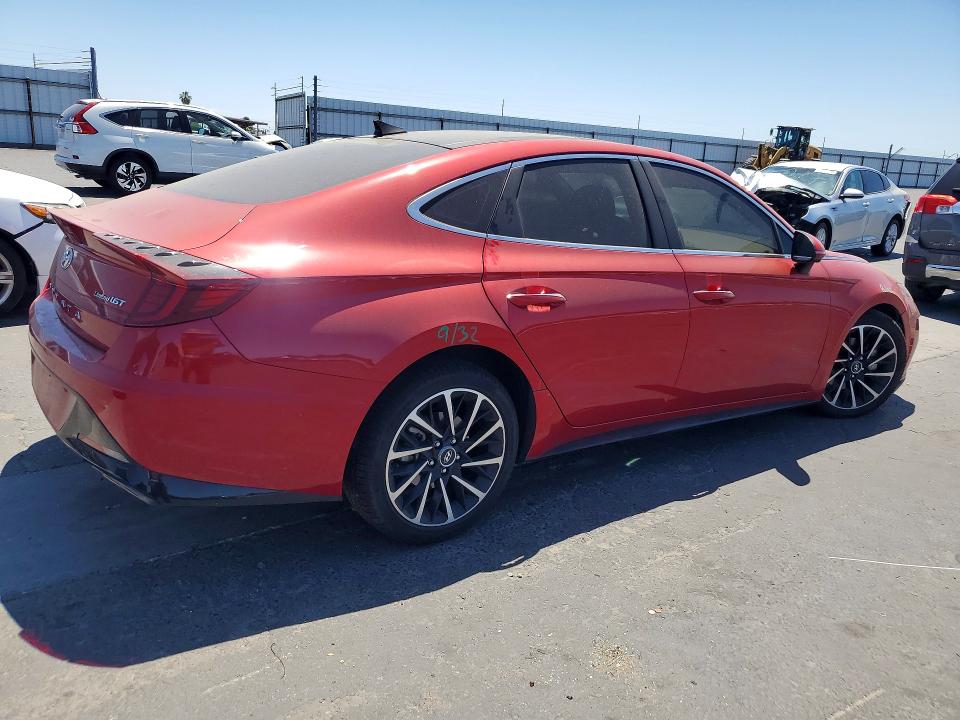 53909726 :رقم المزاد ، 5NPEH4J28MH064740 vin ، 2021 Hyundai Sonata مزاد بيع