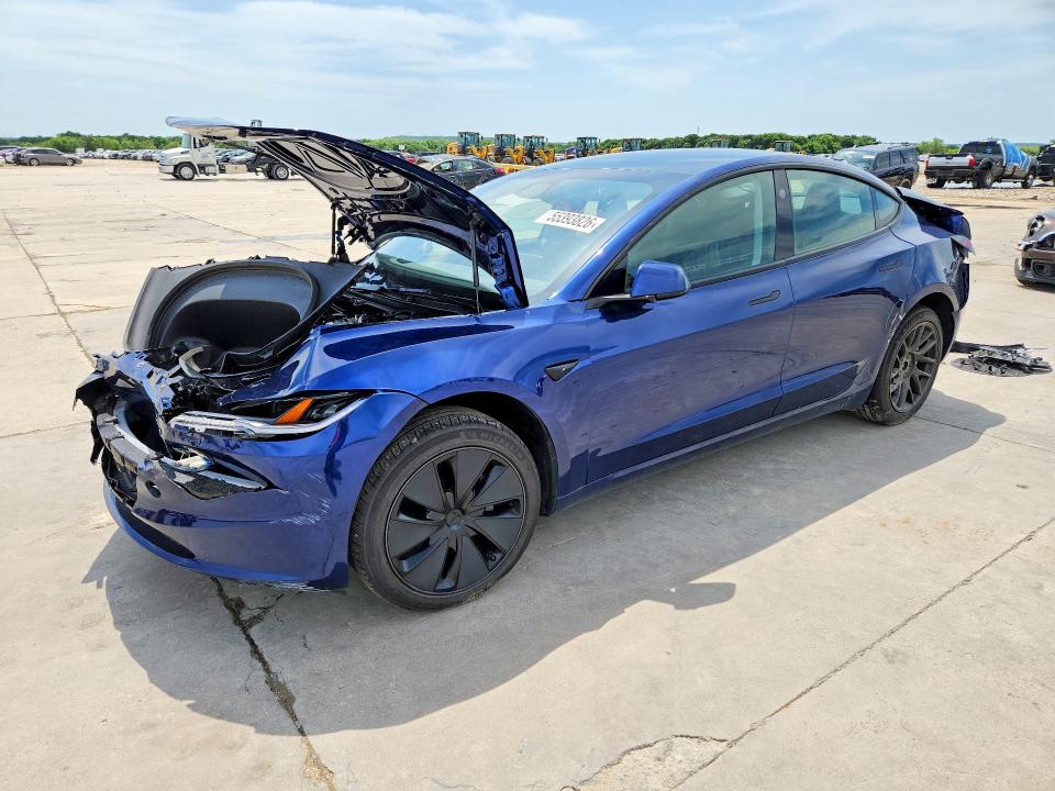 55393826 :رقم المزاد ، 5YJ3E1EAXSF961148 vin ، 2025 Tesla Model 3 مزاد بيع