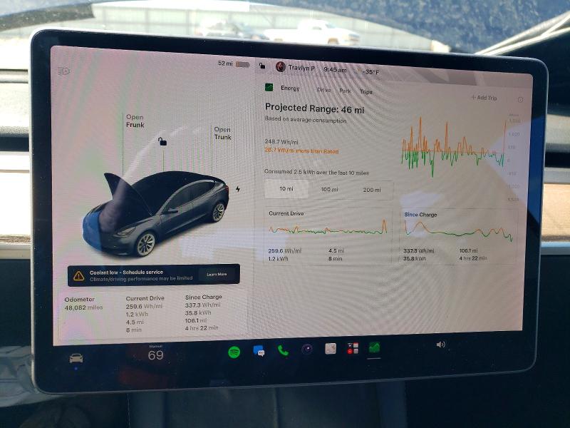 53436486 :رقم المزاد ، 5YJ3E1EB8NF127344 vin ، 2022 Tesla Model 3 مزاد بيع