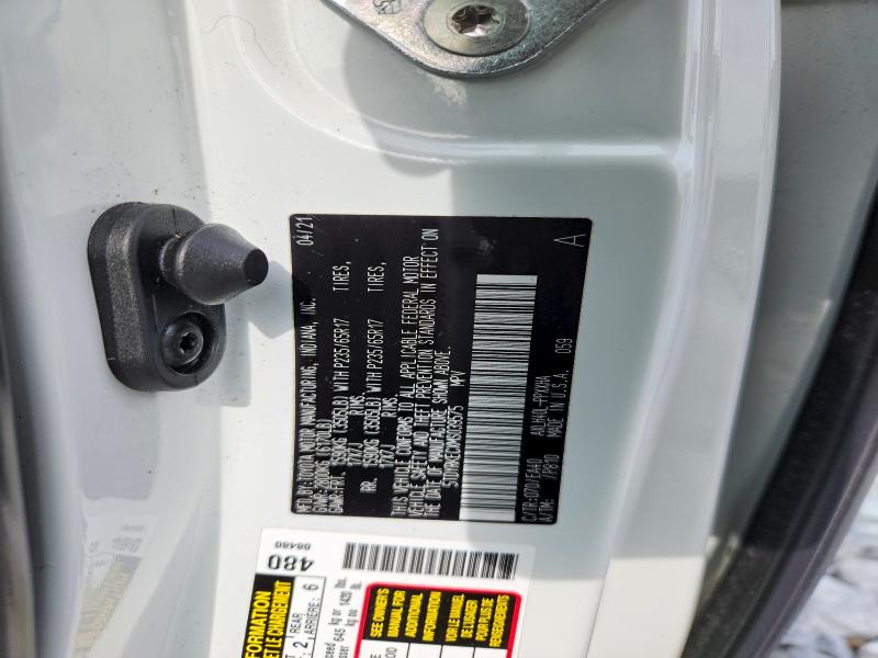 Продажа на аукционе авто 2021 Toyota Sienna, vin: 5TDYRKECXMS039575, номер лота: 52881556