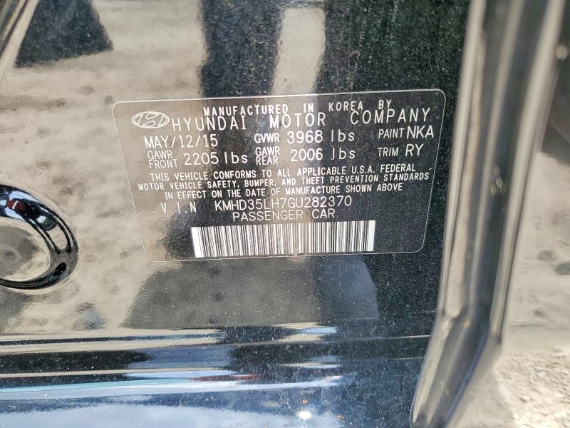 54837926 :رقم المزاد ، KMHD35LH7GU282370 vin ، 2016 Hyundai Elantra Gt مزاد بيع
