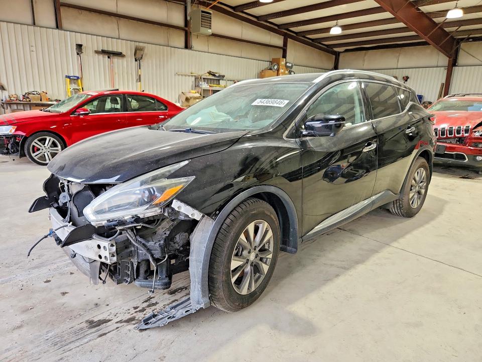 2018 Nissan Murano მანქანა იყიდება აუქციონზე, vin: 5N1AZ2MH6JN101193, აუქციონის ნომერი: 54369846
