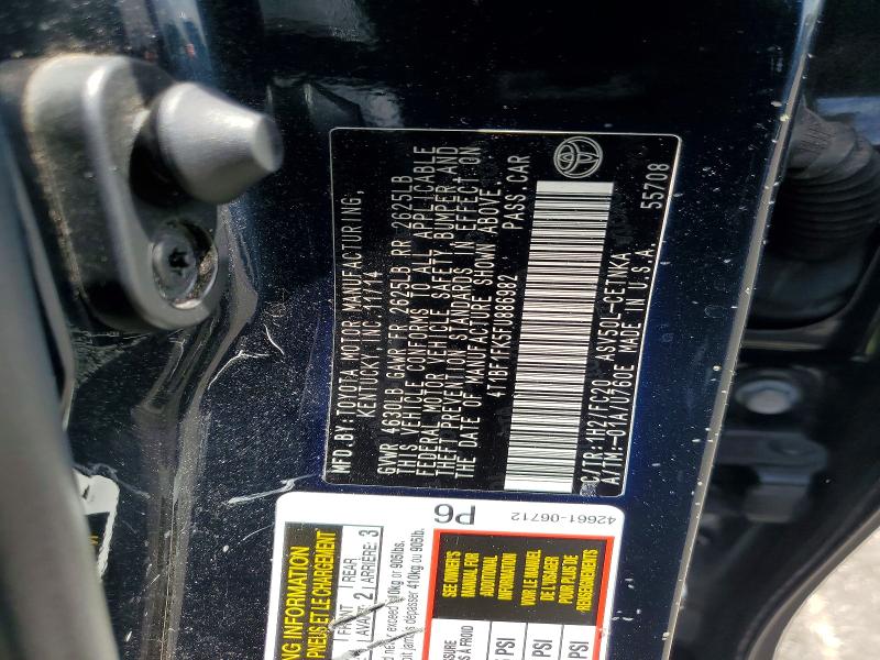 53995266 :رقم المزاد ، 4T1BF1FK5FU886982 vin ، 2015 Toyota Camry مزاد بيع