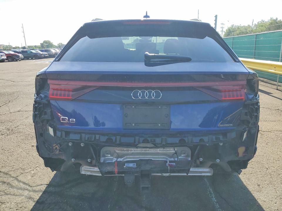 2020 Audi Q8 მანქანა იყიდება აუქციონზე, vin: WA1EVAF19LD017416, აუქციონის ნომერი: 53833476