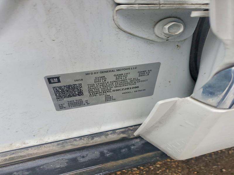 Продажа на аукционе авто 2019 Gmc Acadia, vin: 1GKKNXLS9KZ281086, номер лота: 54299816