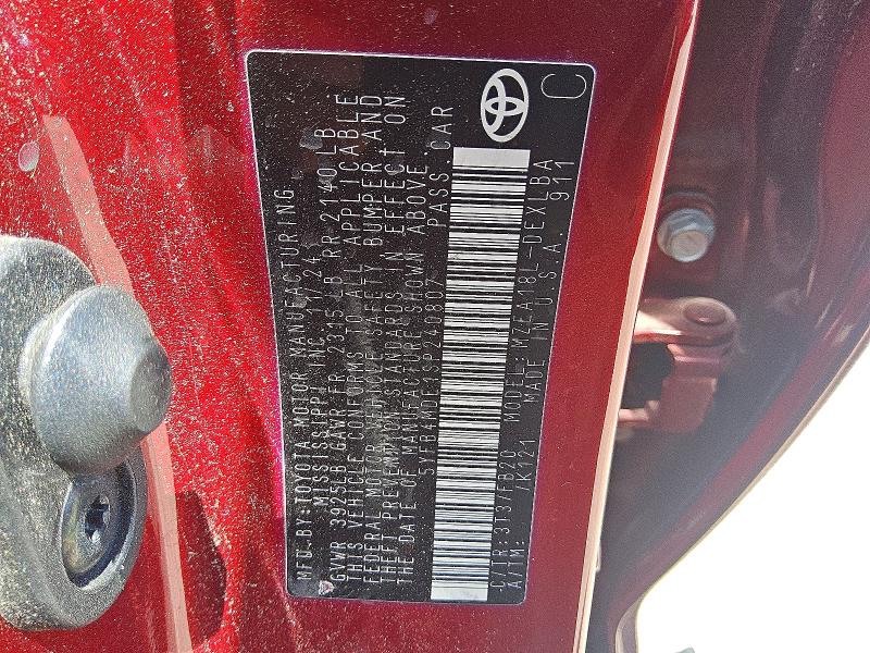 Продаж на аукціоні авто 2025 Toyota Corolla, vin: 5YFB4MDE1SP240807, номер лоту: 53326996