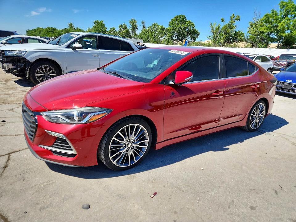 Auction sale of the 2018 Hyundai Elantra, vin: KMHD04LB4JU677676, lot number: 53206326
