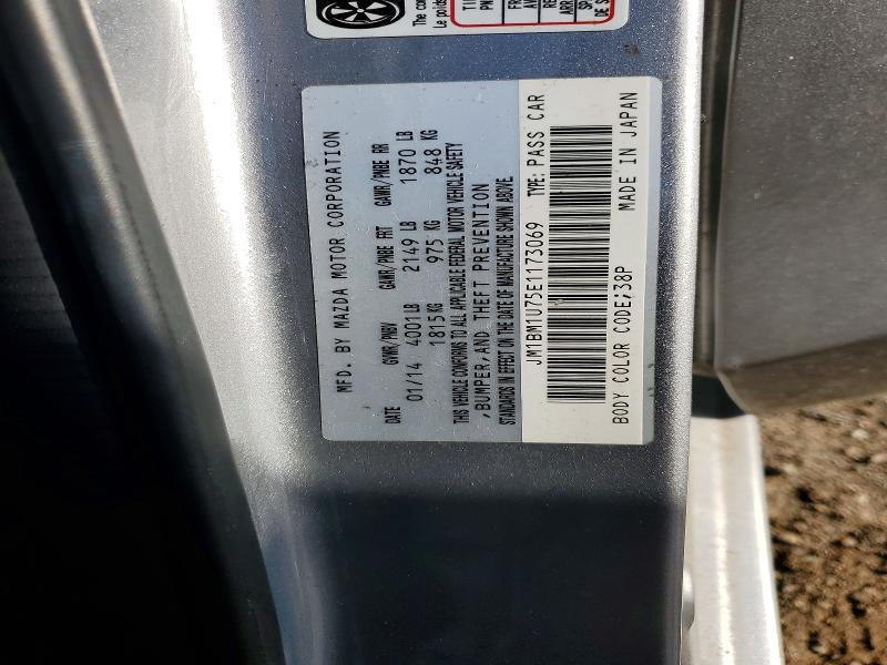 2014 Mazda 3 მანქანა იყიდება აუქციონზე, vin: JM1BM1U75E1173069, აუქციონის ნომერი: 54949536