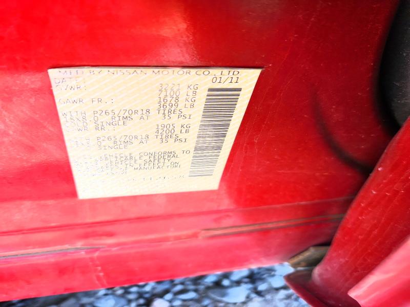 Продажа на аукционе авто 2011 Nissan Titan, vin: 1N6BA0ED7BN312658, номер лота: 52546846