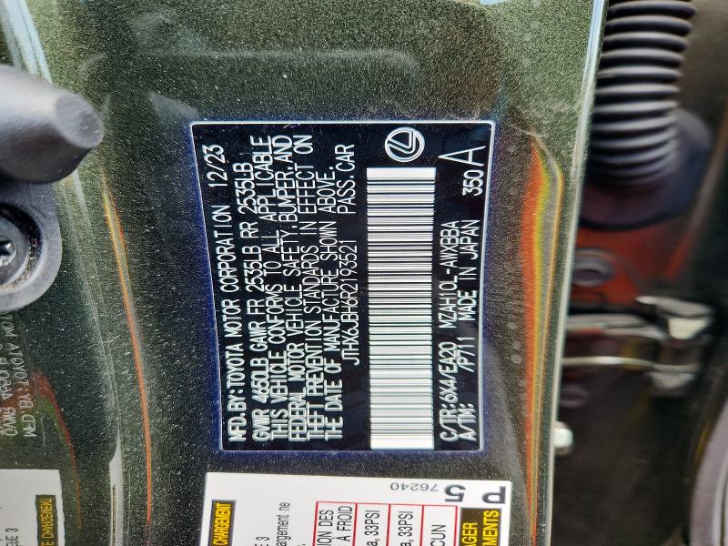 Aukcja sprzedaży 2024 Lexus Ux 250h, vin: JTHX6JBH6R2193521, numer aukcji: 52970696